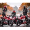 Kanvas Sayılarla Boyama Seti Kasnaklı-Çerçeveli Üç Motorcu