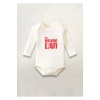 The Walking Dad Baba Baskılı Pamuklu Uzun Kollu Çıtçıtlı Bebek Body Zıbın Atlet Tulum