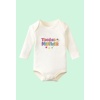 Pamuklu Body Uzun Kollu Mother Tasarımlı  Kız & Erkek Bebek Uzun Kollu