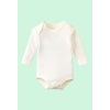 Bebek Body Mommys Tasarımlı  Uzun Kollu Nefes Alır Pamuk  Beyaz