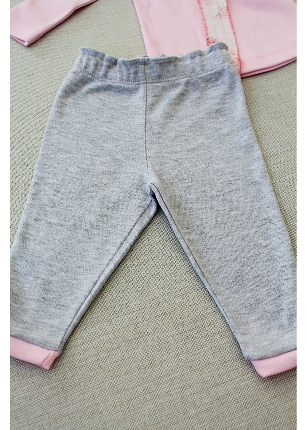 3-6 6-9 9-12 Ay Matmazel Yaka Fırfır Detaylı Bandanalı Uzun Kollu Sweat 3lü Kız Bebek Takımı