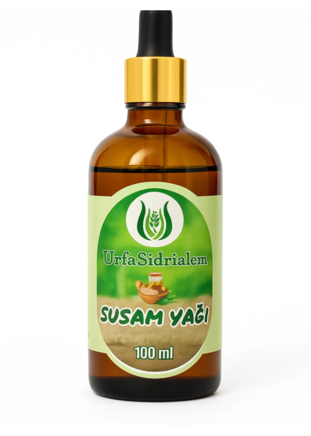 %100 Doğal Soğuk Sıkım Saf Susam Yağı – 100 ml | Cilt, Saç ve Vücut Bakımı için Bitkisel Bakım Yağı