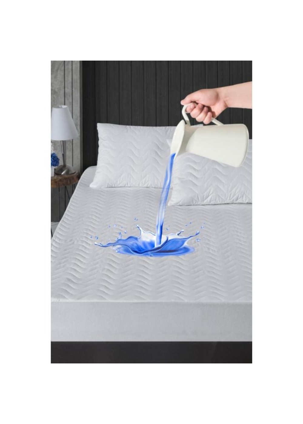 Alez Kapitone Dört Köşe Lastik Yatak Koruyucu 100*200 cm