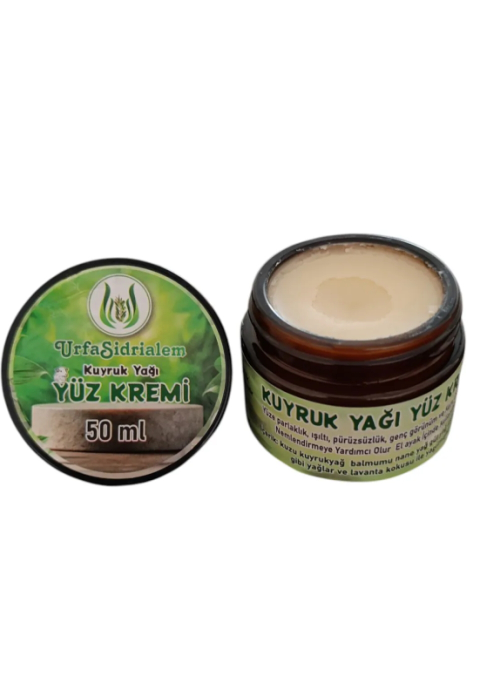 Kuyruk Yağı & Kolajen İçerikli Doğal Yüz Bakım Kremi – 50 ml | Sıkılaştırıcı & Nemlendirici Etki