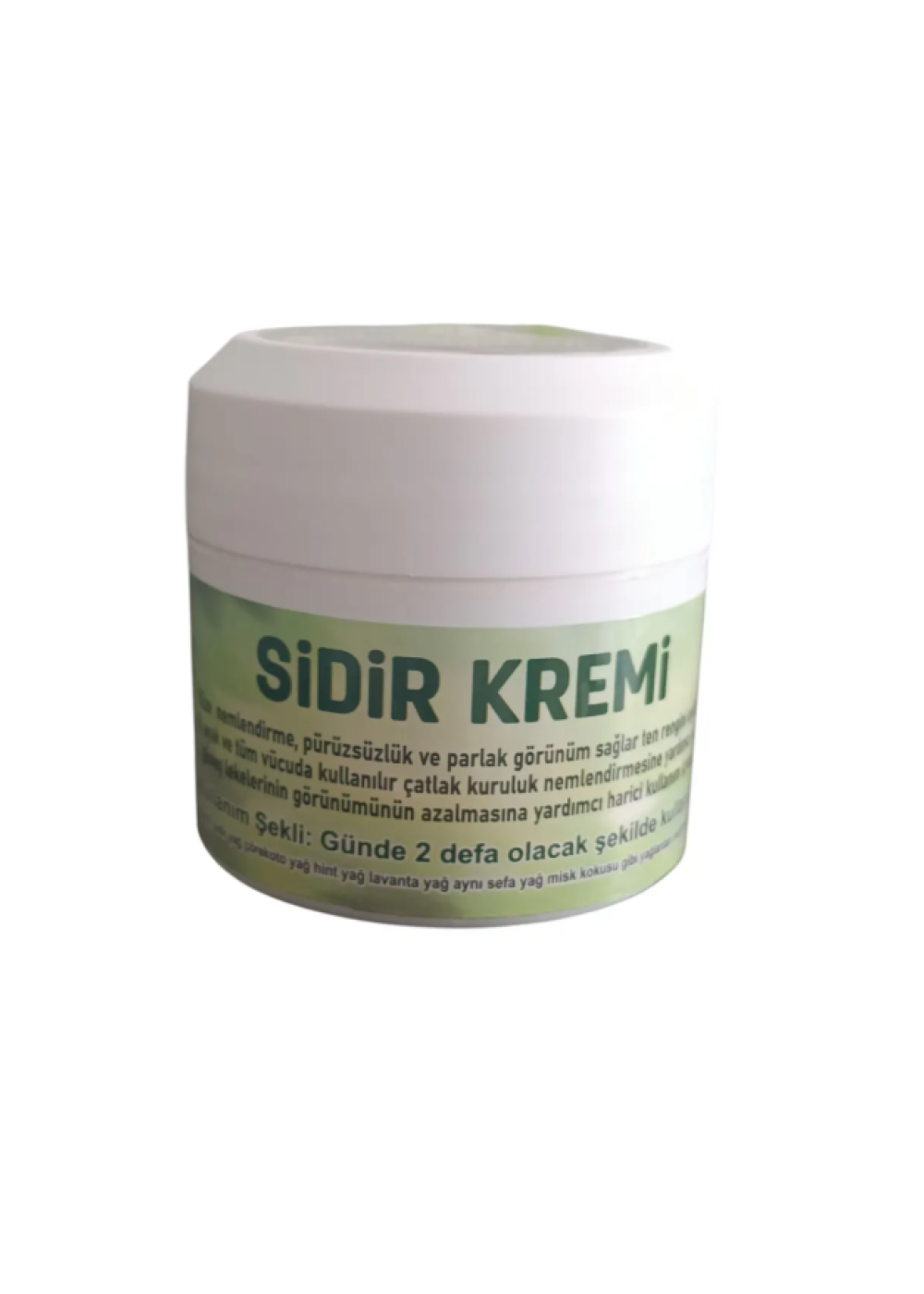 Sidir Bitkisi Özlü Doğal Cilt Bakım Kremi – 50 ml | Besleyici & Onarıcı Formül