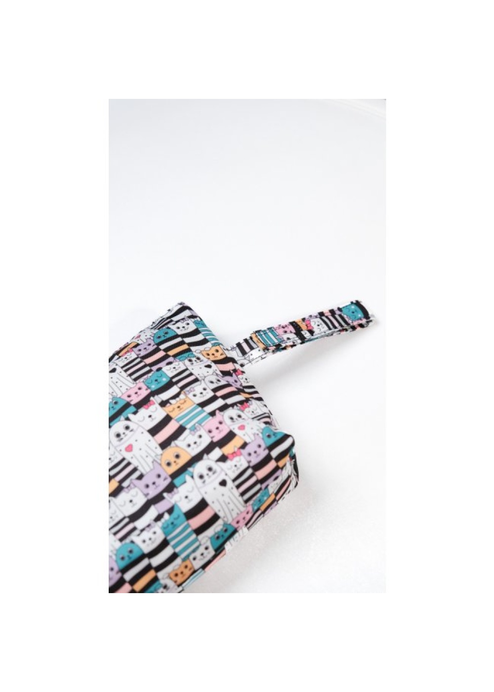 Makyaj Çantası Ve Çok Amaçlı El Çantası Kedi Desenli