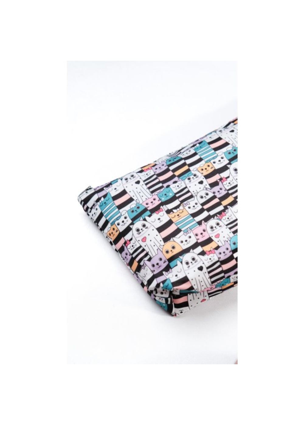 Makyaj Çantası Ve Çok Amaçlı El Çantası Kedi Desenli