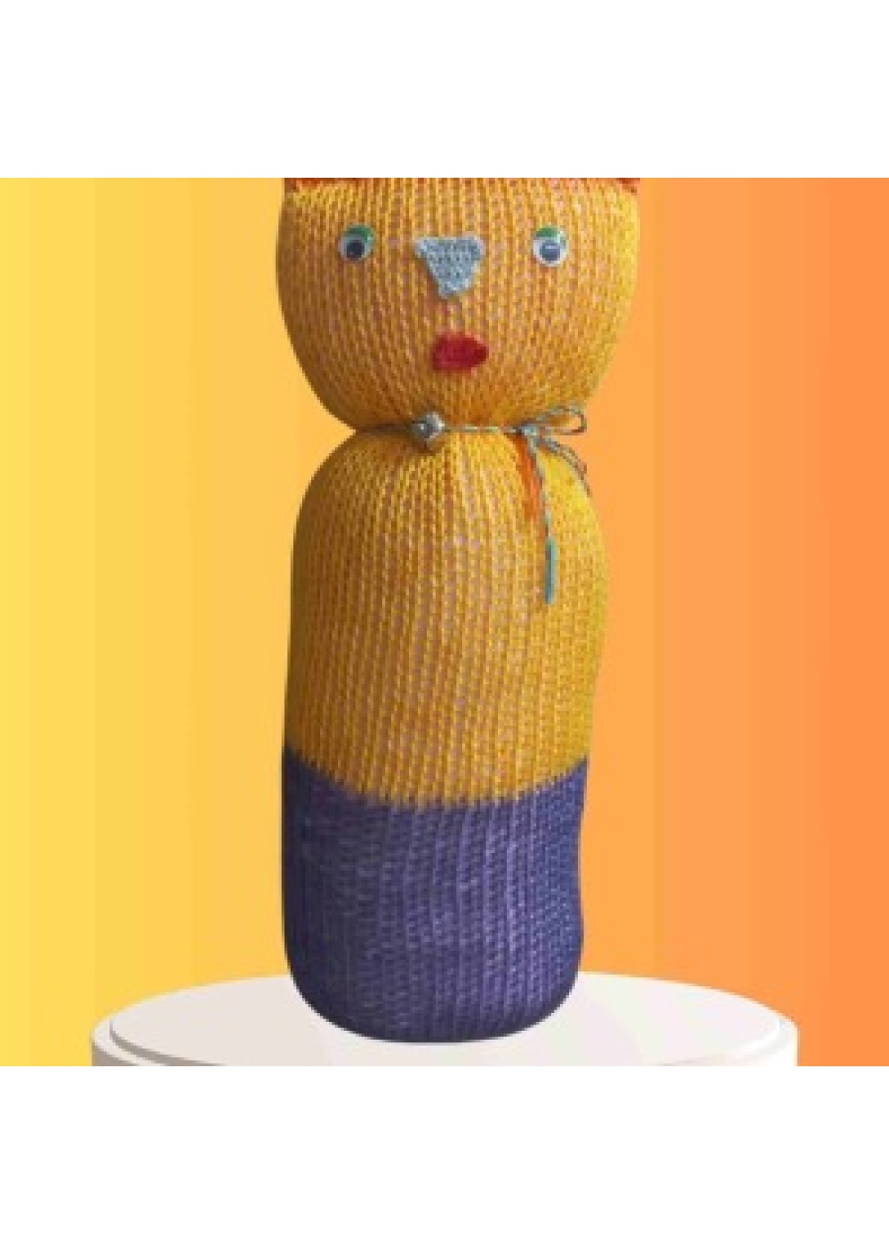 Tıkırık Örgü Yastık Uyku ve Oyun Arkadaşı Çıtırtı - 45 cm