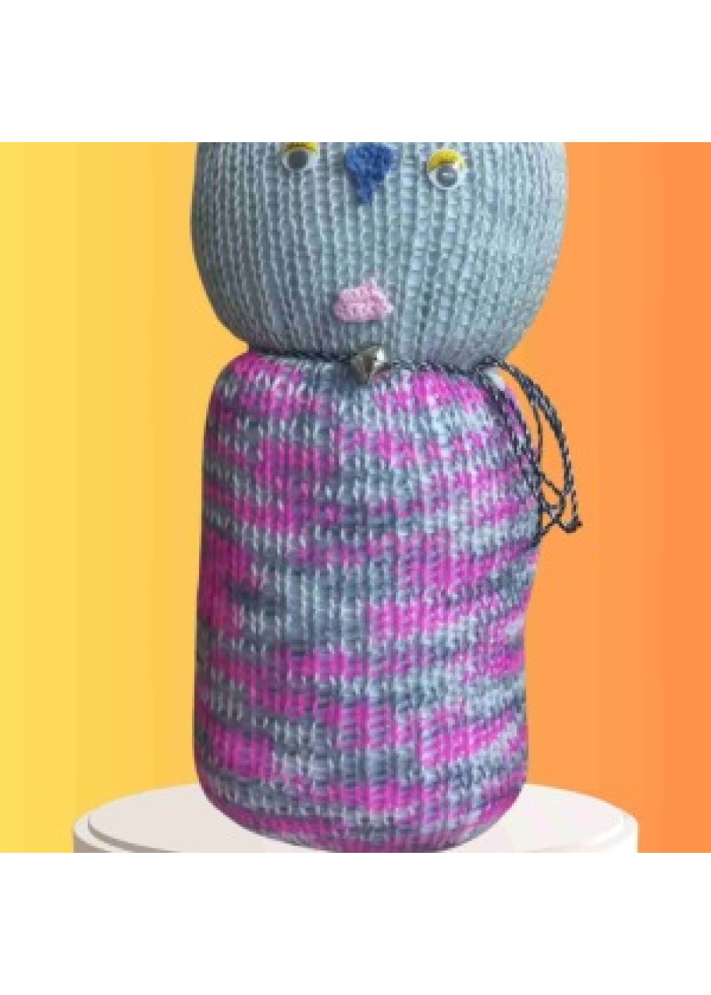 Tıkırık Örgü Yastık Uyku ve Oyun Arkadaşı Boncuk - 45 cm