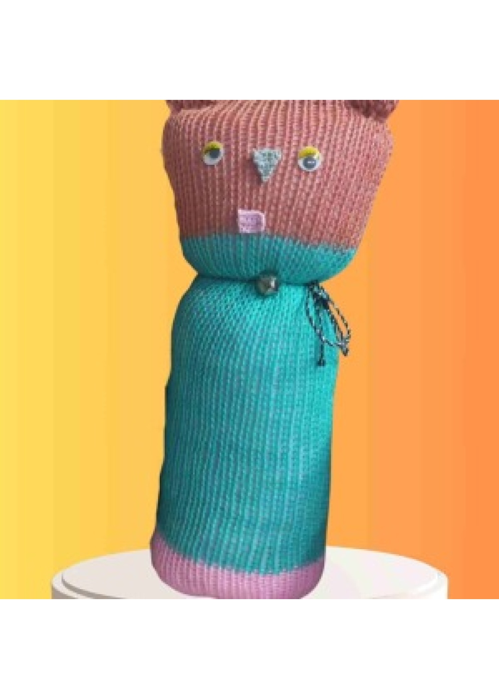 Tıkırık Örgü Yastık Uyku ve Oyun Arkadaşı Çikito - 45 cm