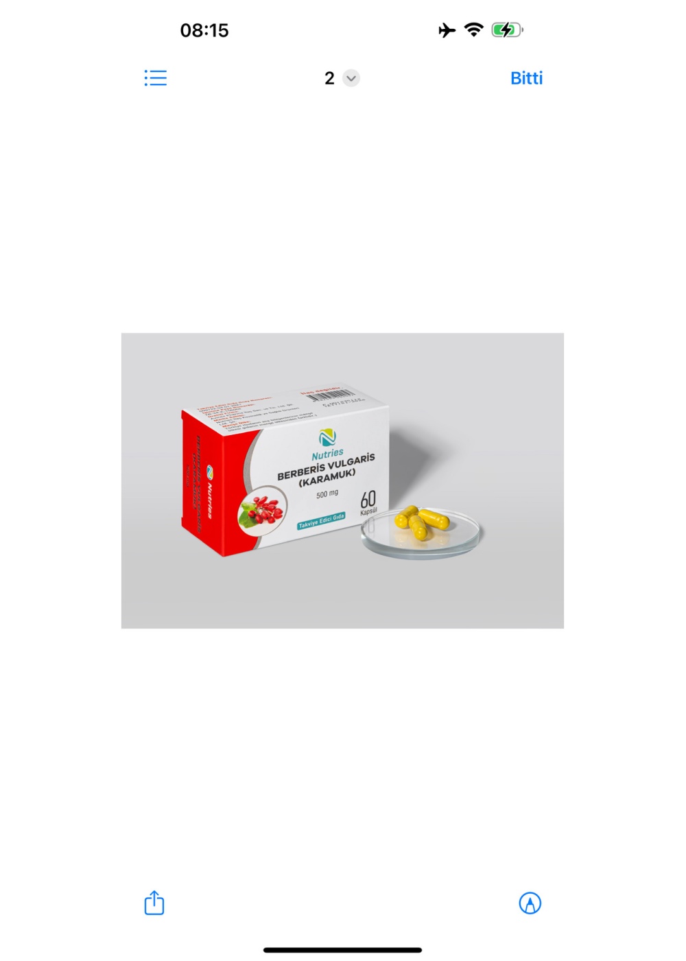 Berberis Vulgaris Takviye Edici Gıda 60’lı – 2’li Avantaj Paketi