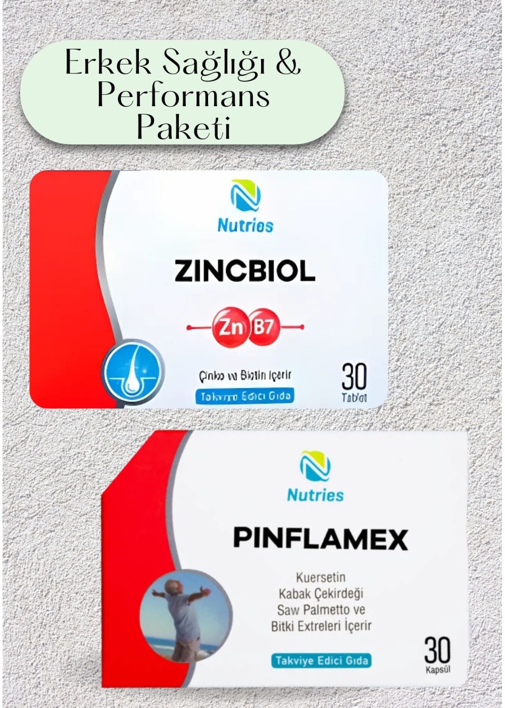 Erkek Sağlığı & Performans Paketi – Güç, Destek ve Vitalite