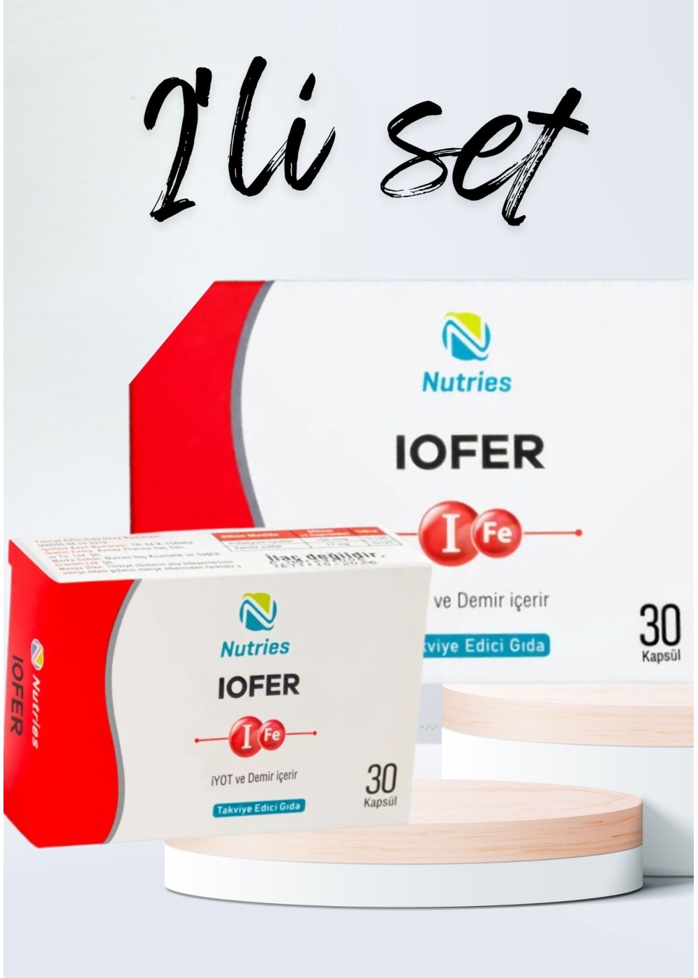 İofer Demir Takviyesi 30 Kapsül – 2’li Avantaj Paketi