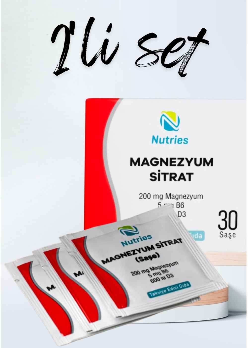 Magnezyum Sitrat Saşe – 2’li Avantaj Paketi