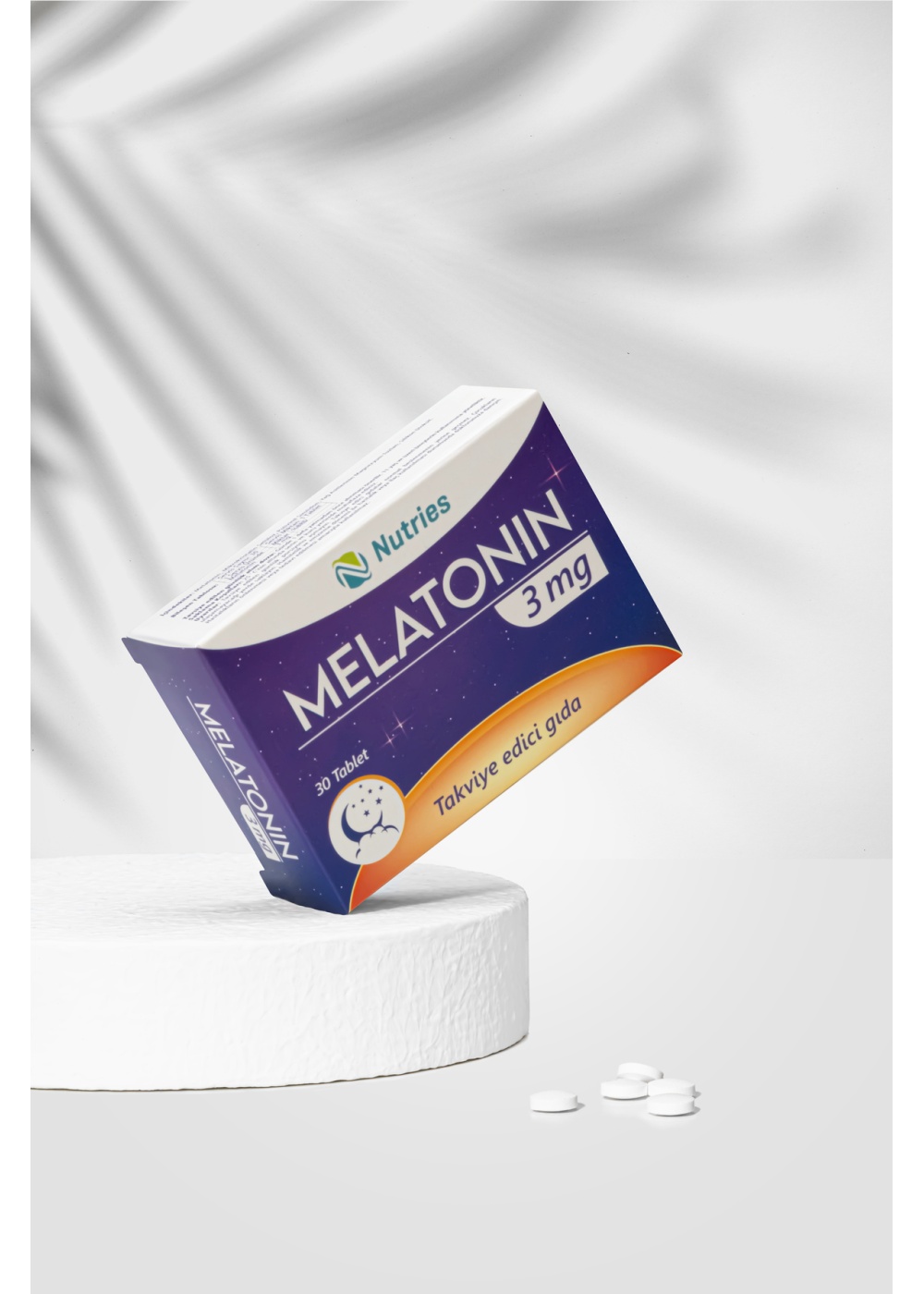 Melatonin Uyku Destek Tableti 3 mg 30’lu – 2’li Avantaj Paketi