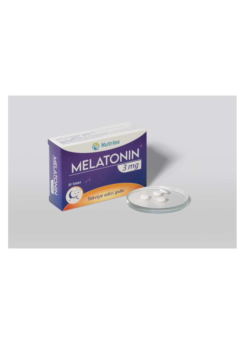 Melatonin Uyku Destek Tableti 3 mg 30’lu – 2’li Avantaj Paketi