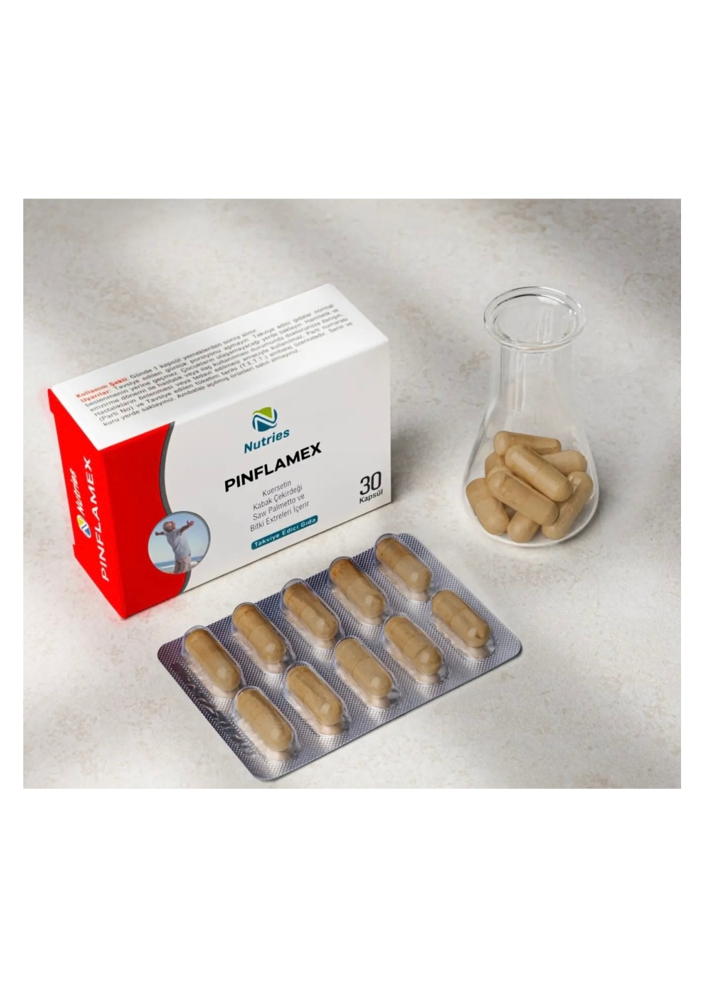 Pinflamex Eklem Destek Kapsülü 30’lu – 3’lü Ekonomik Set