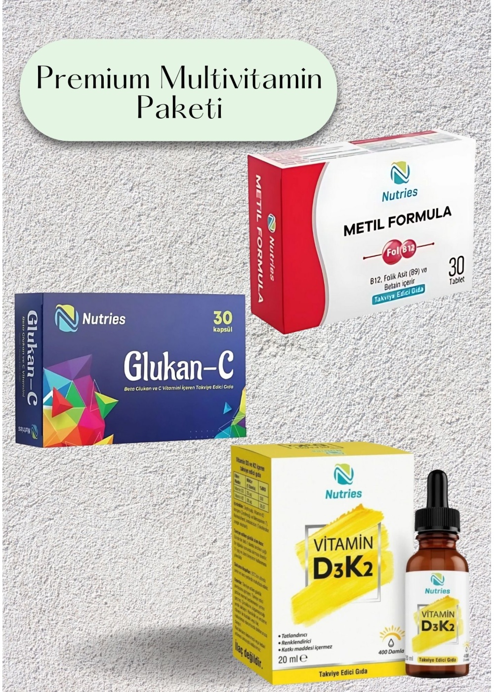 Premium Multivitamin Paketi – Tam Kapsamlı Günlük Destek