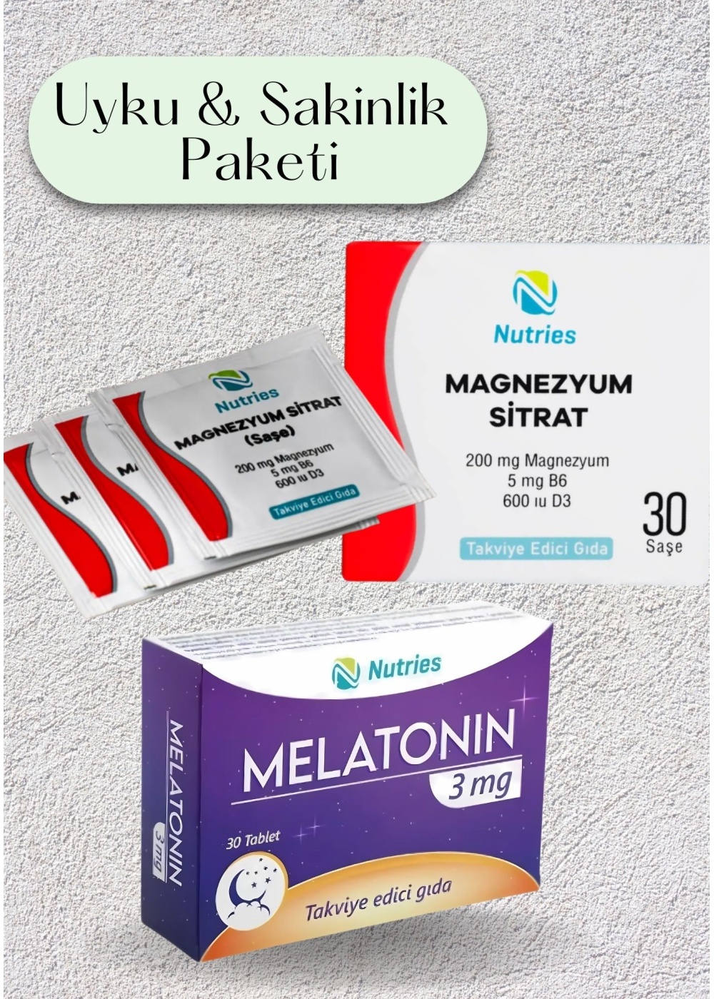 Uyku & Sakinlik Paketi – Geceyi Dinlenmiş Karşılayın