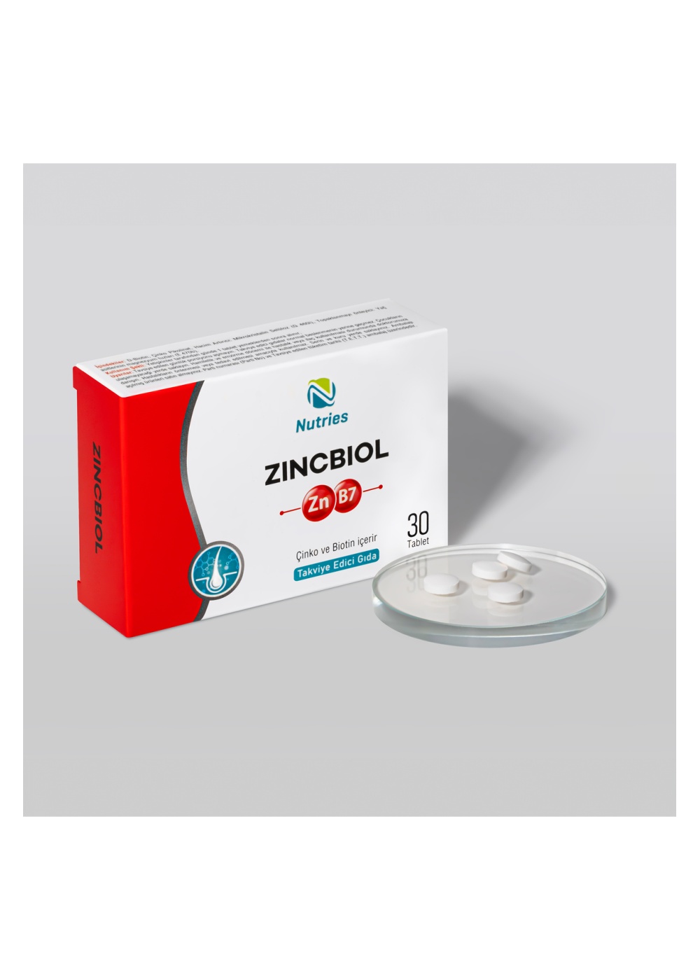 Zincbiol Çinko Takviyesi 30 Tablet – 2’li Avantaj Paketi