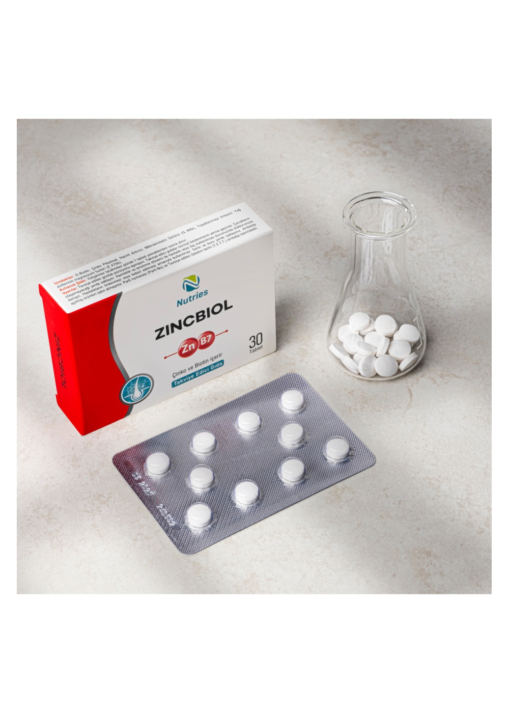 Zincbiol Çinko Takviyesi 30 Tablet – 3’lü Ekonomik Set