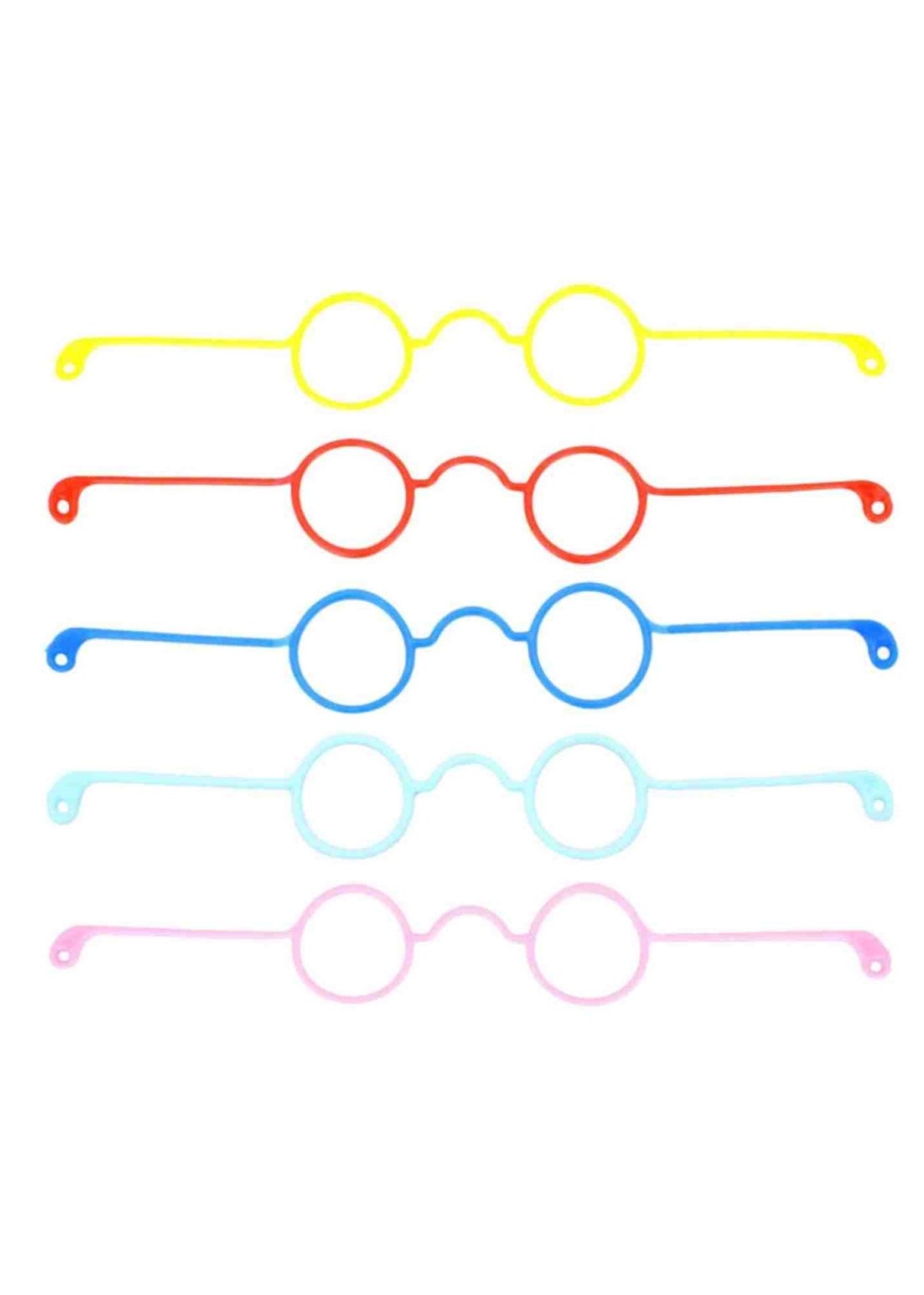 Amigurumi Gözlük 5 Adet Renkli