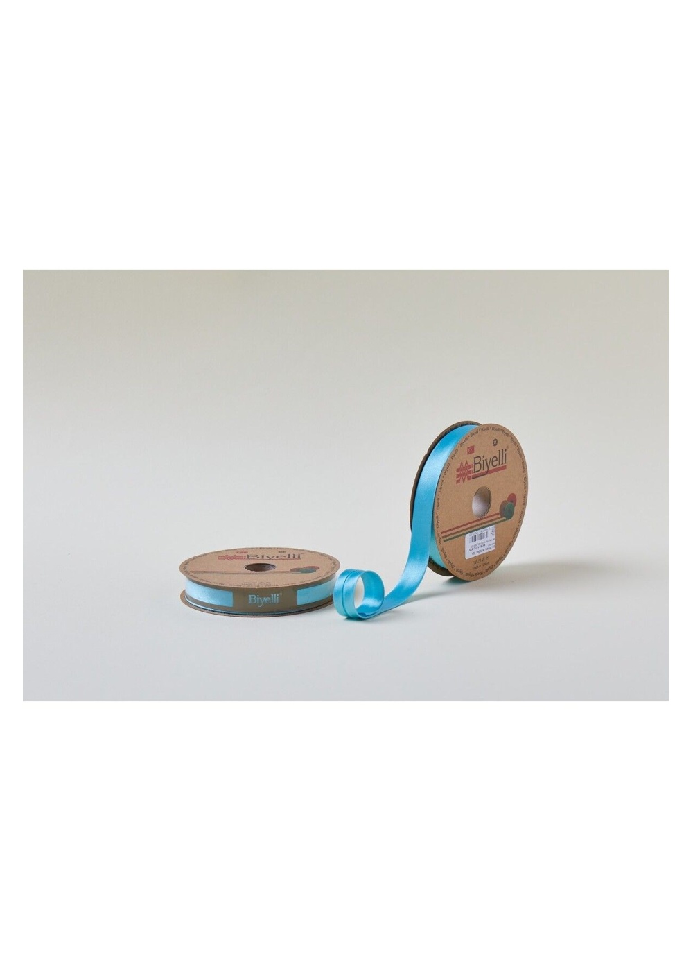 Biye Saten Katlı 029 Koyu Mint 2 cm 25 Metre %100 Polyester