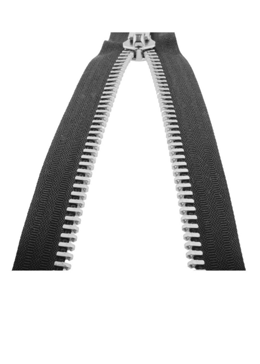 Demir Dişli Çanta Fermuarı en 3 cm Gri