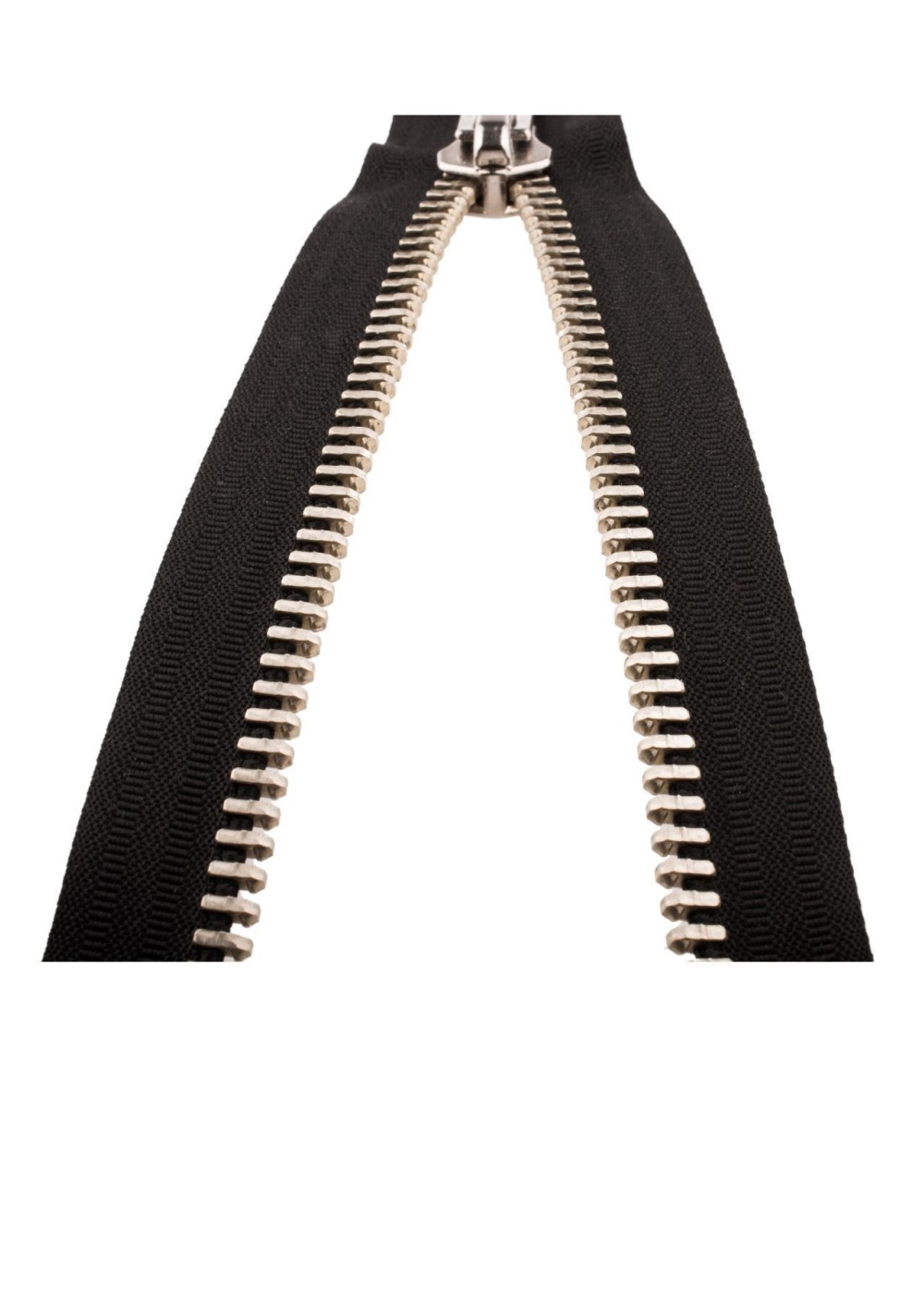 Demir Dişli Çanta Fermuarı en 3 cm Siyah