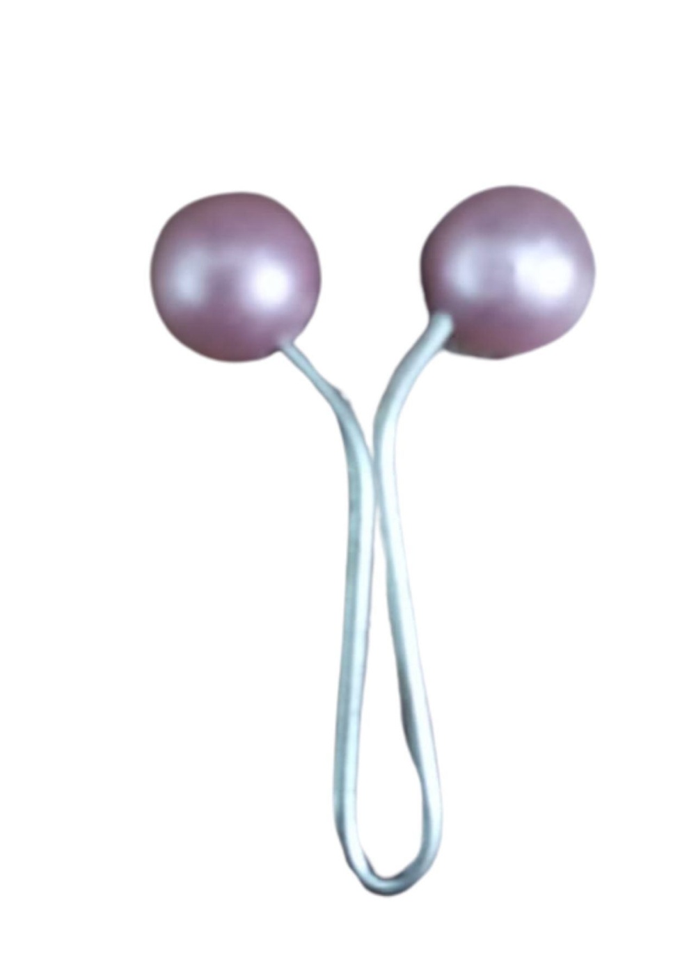 Eşarp Klipsi Top Model Düz Pembe 1 Adet