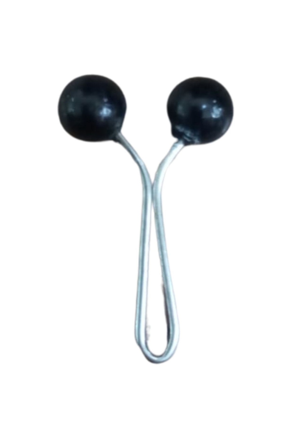 Eşarp Klipsi Top Model Düz Siyah 1 Adet