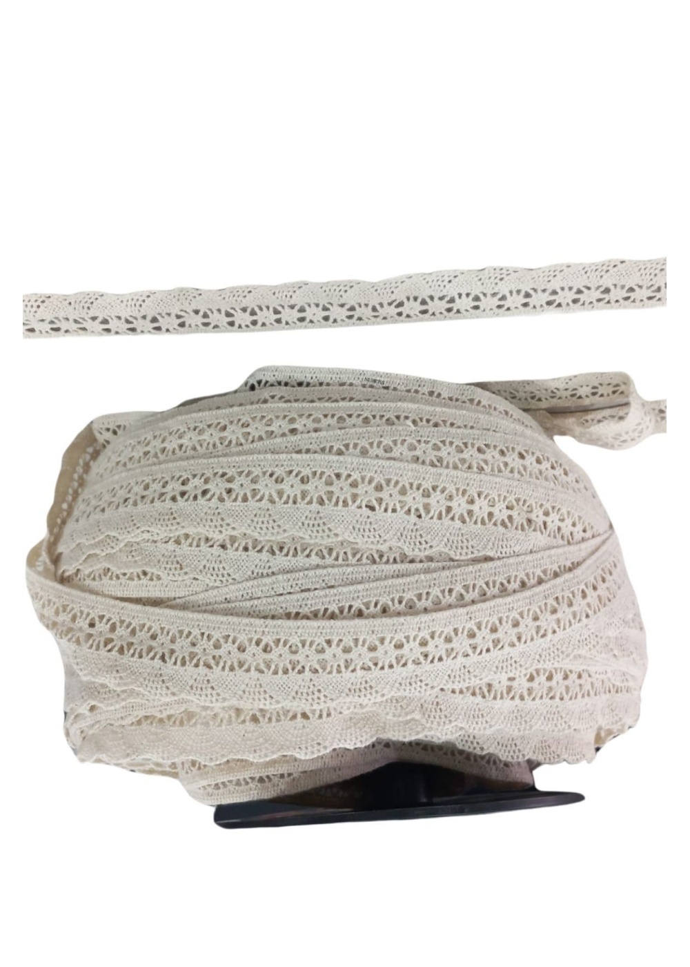 Kopanaki Dantel en 4 cm Şeritli Krem 5 Metre