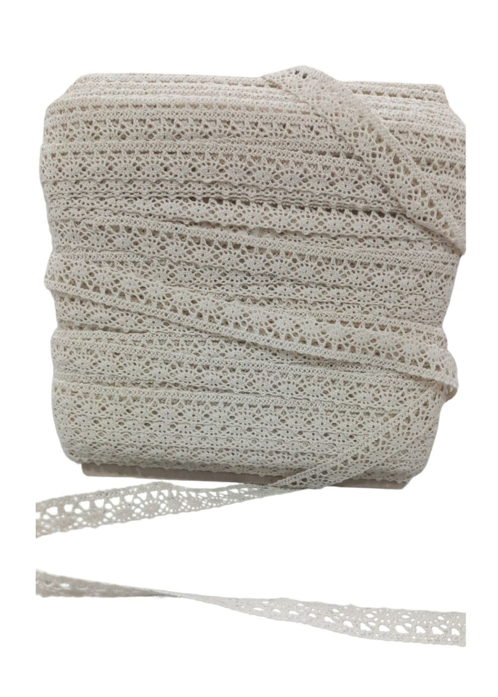 Kopanaki Dantel en 6 cm Krem 10 Metre