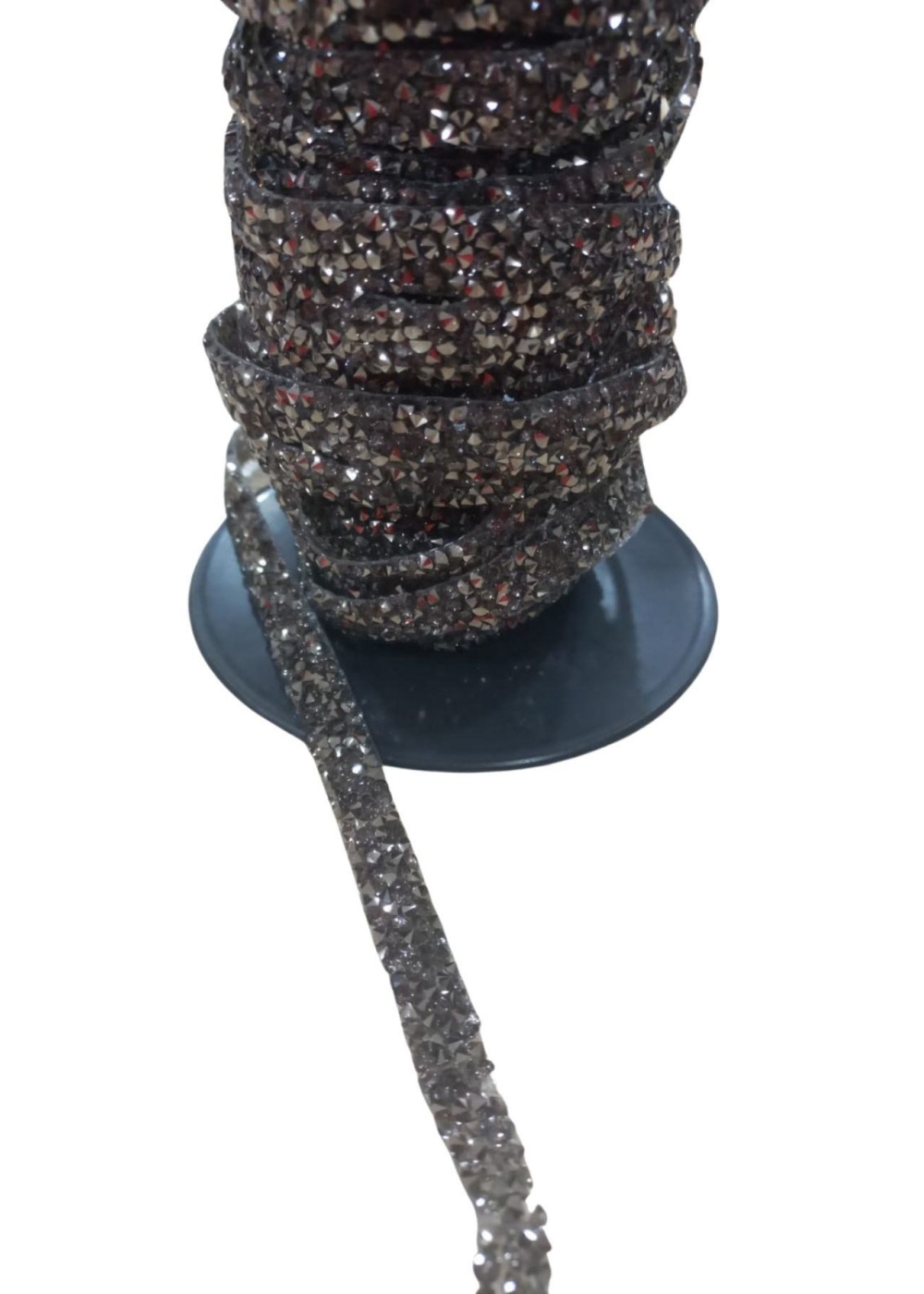 Silikonlu Yapıştırma Taş Şerit 2 cm Siyah 10 Metre