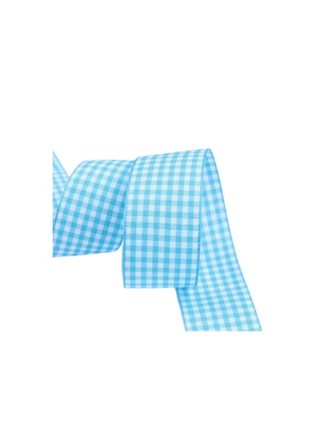 Tafta Ekoseli Kurdele 25 mm Mint 1 Metre