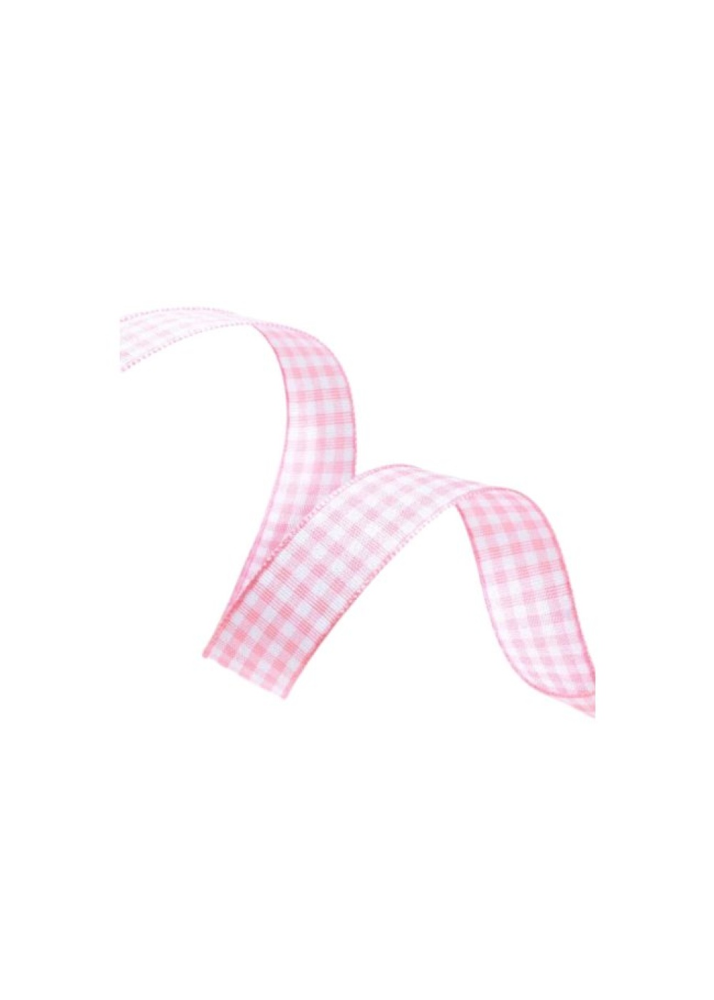 Tafta Ekoseli Kurdele 25 mm Pudra 5 Metre