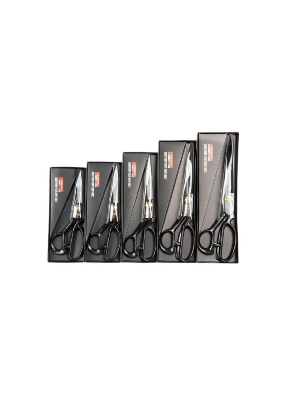 Terzi Makası Siyah Metal Saplı 12 Numara