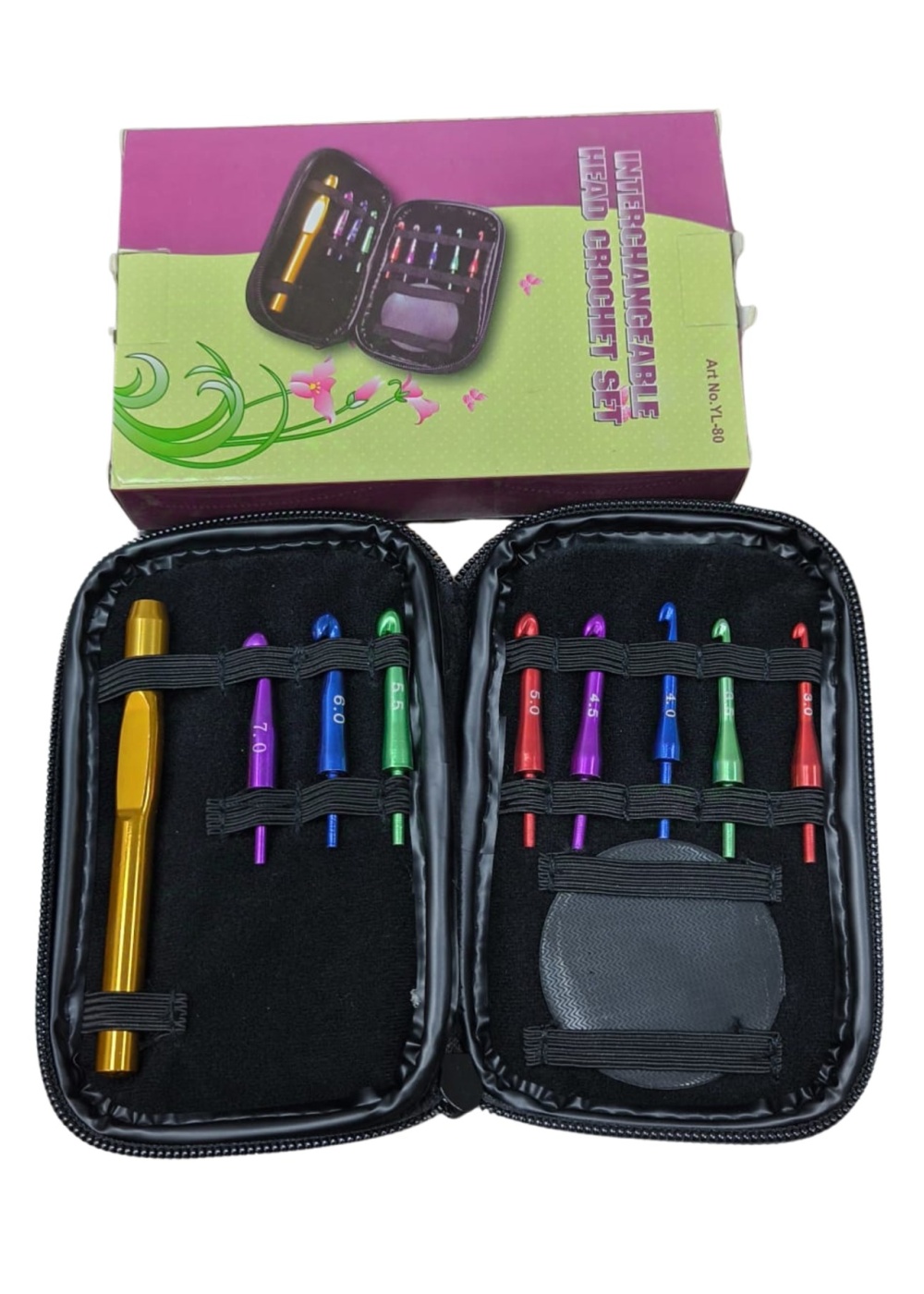 Ucu Değiştirilebilir Yün Tığ Set 9  Adet