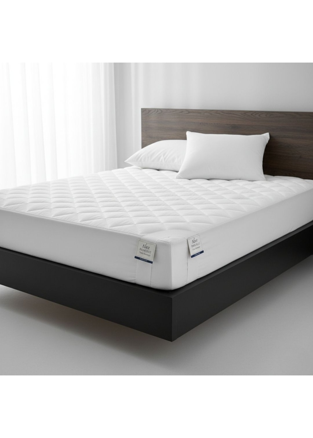Alez Pamuklu Dört Köşe Lastik Yatak Koruyucu 100*200 cm