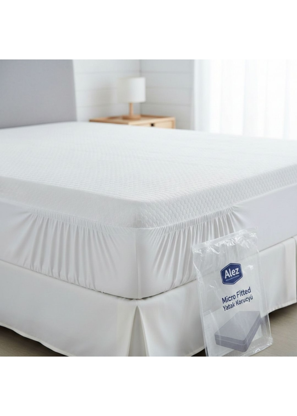 Alez Micro Fitted Yatak Koruyucu 160*200 cm