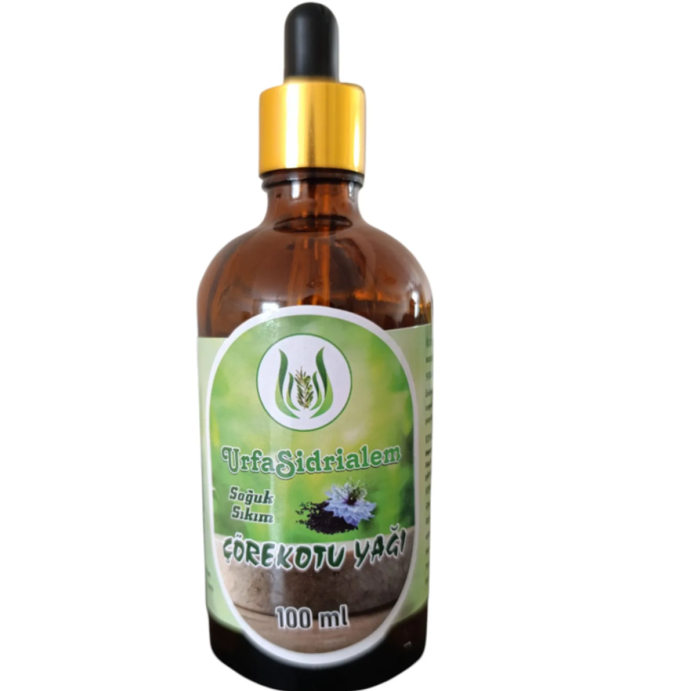 %100 Doğal Soğuk Sıkım Çörek Otu Yağı – 100 ml | Bitkisel Sağlık ve Bakım Yağı