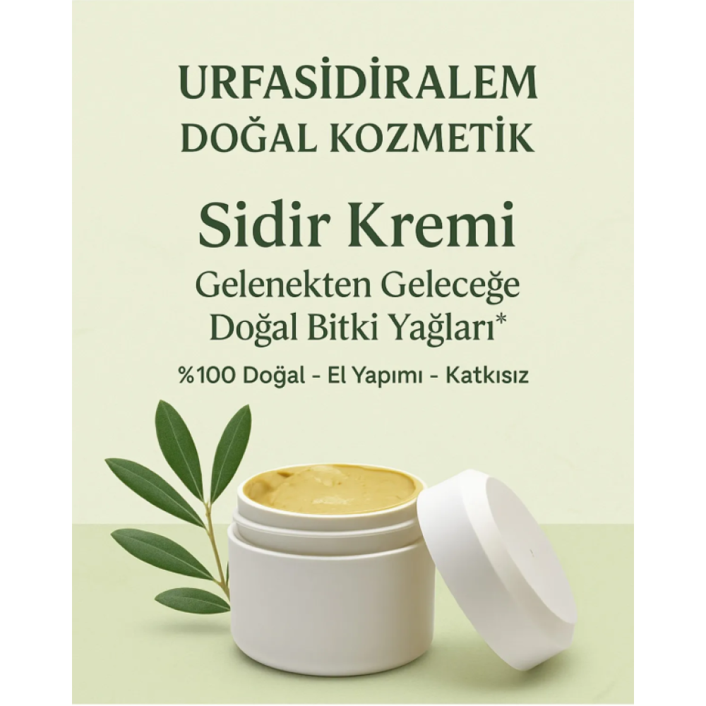 Sidir Bitkisi Özlü Doğal Cilt Bakım Kremi – 50 ml | Besleyici & Onarıcı Formül