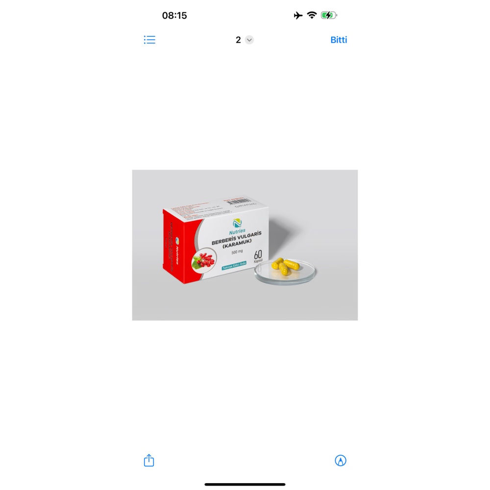 Berberis Vulgaris Takviye Edici Gıda 60’lı – 2’li Avantaj Paketi