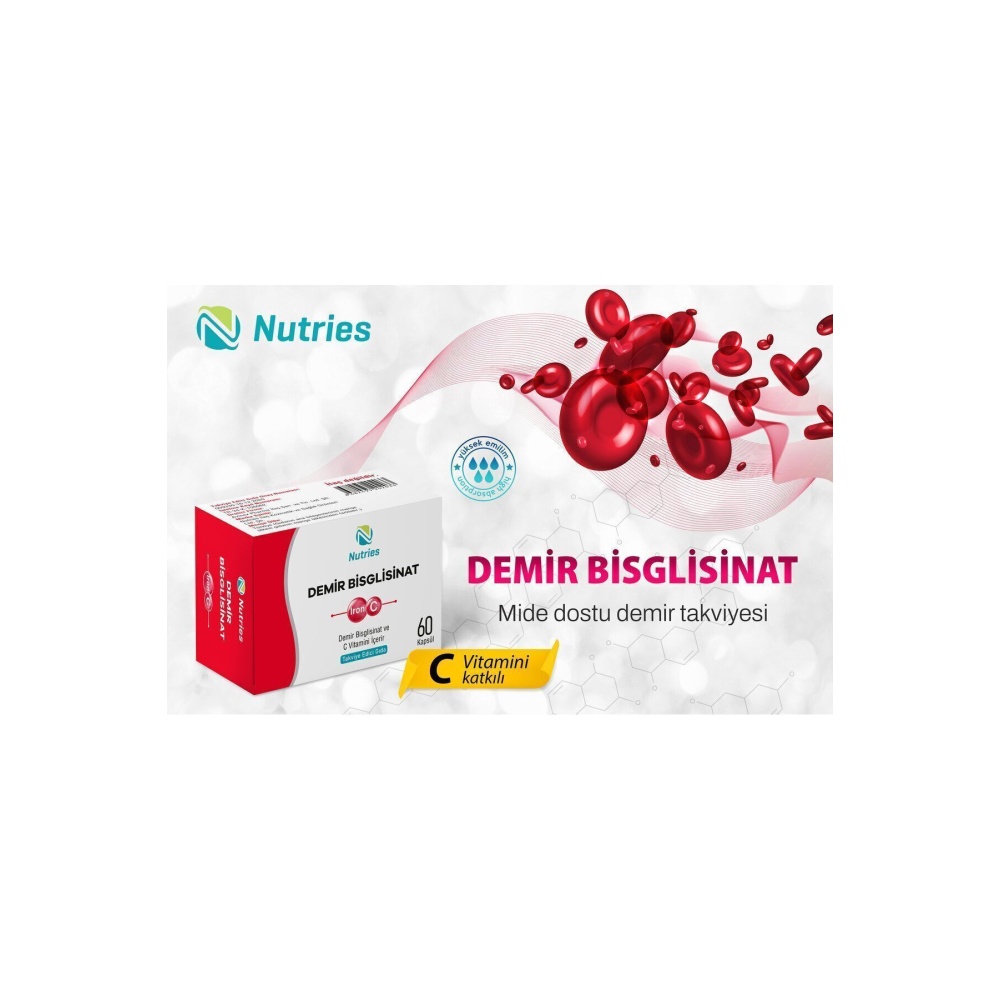 Demir Bisglisinat 30 Kapsül – 2’li Avantaj Paketi