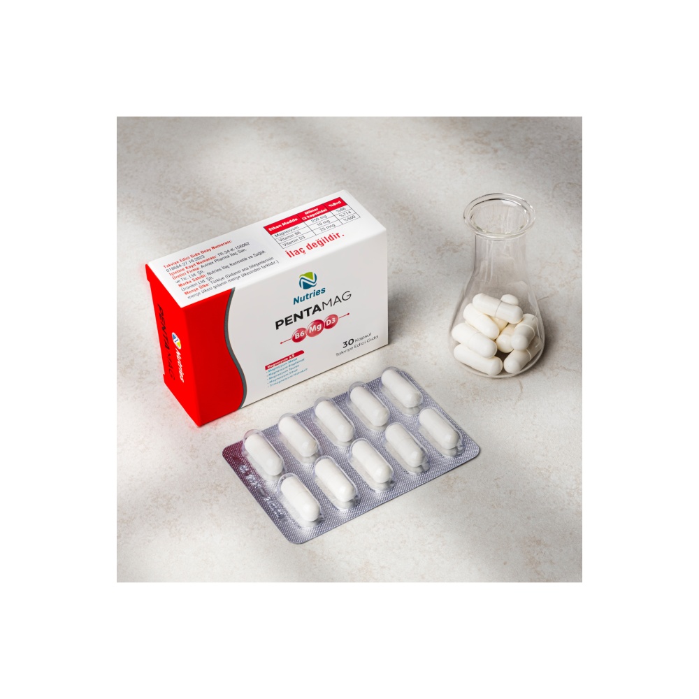 PentaMag Magnezyum Takviyesi 30 Kapsül – 3’lü Ekonomik Set