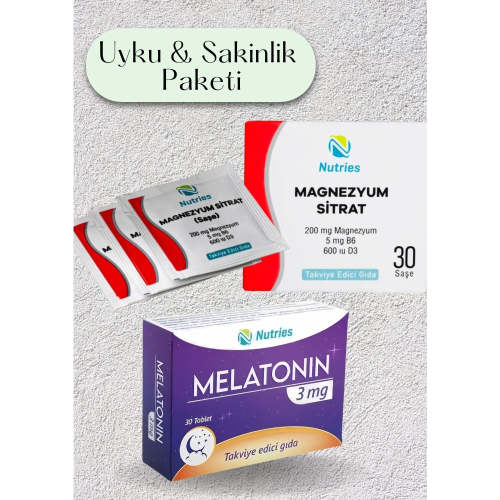 Uyku & Sakinlik Paketi – Geceyi Dinlenmiş Karşılayın