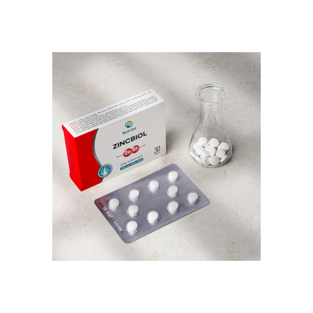 Zincbiol Çinko Takviyesi 30 Tablet – 2’li Avantaj Paketi