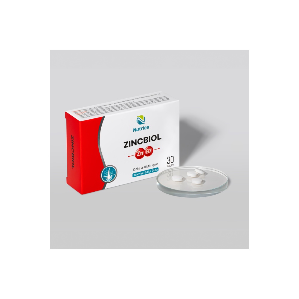 Zincbiol Çinko Takviyesi 30 Tablet – 3’lü Ekonomik Set