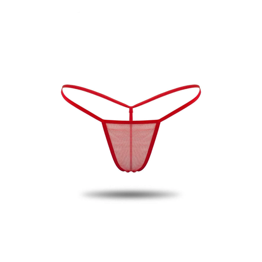 Kırmızı Tül Tanga TM1115