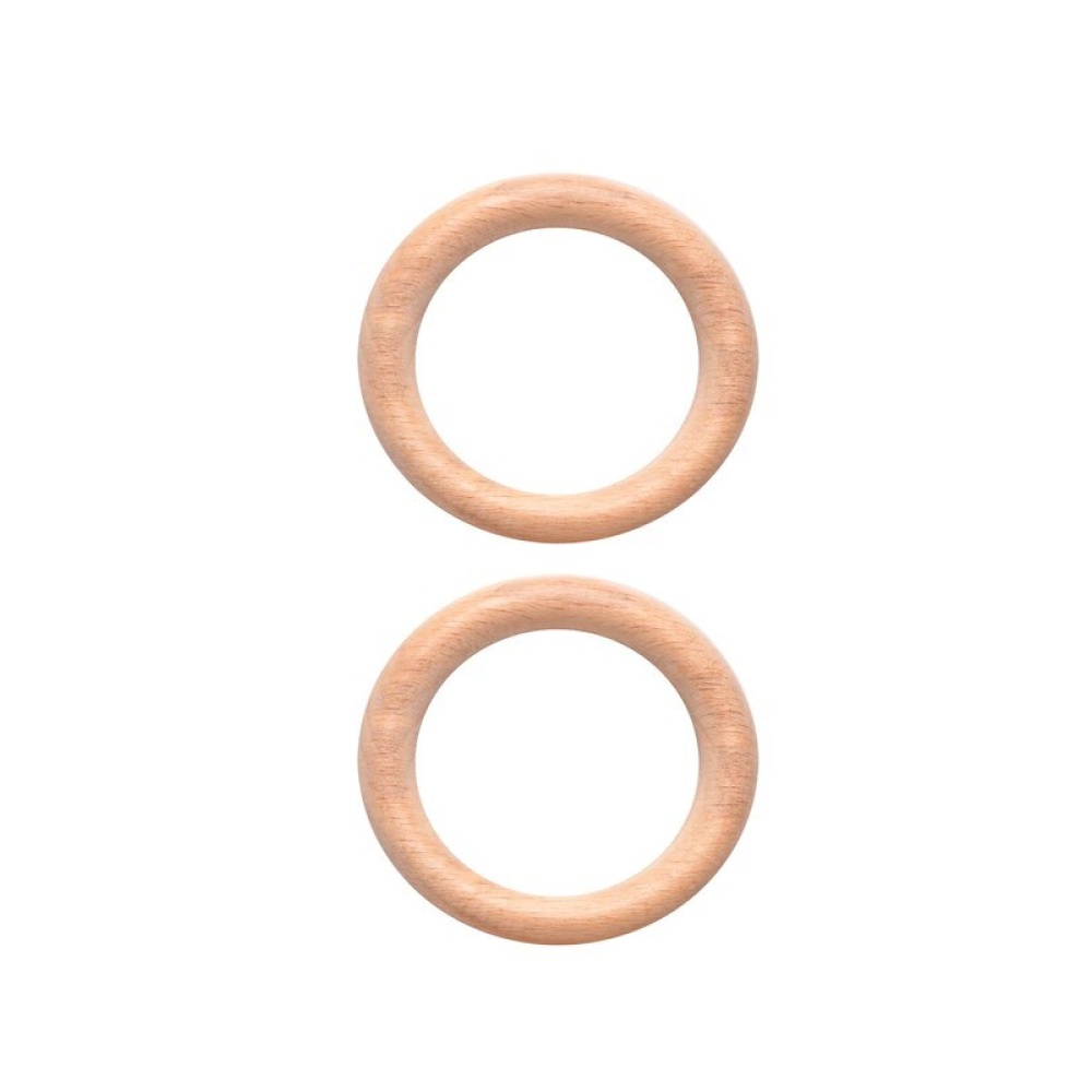 Amigurimi Ahşap Halka 7 cm 2li